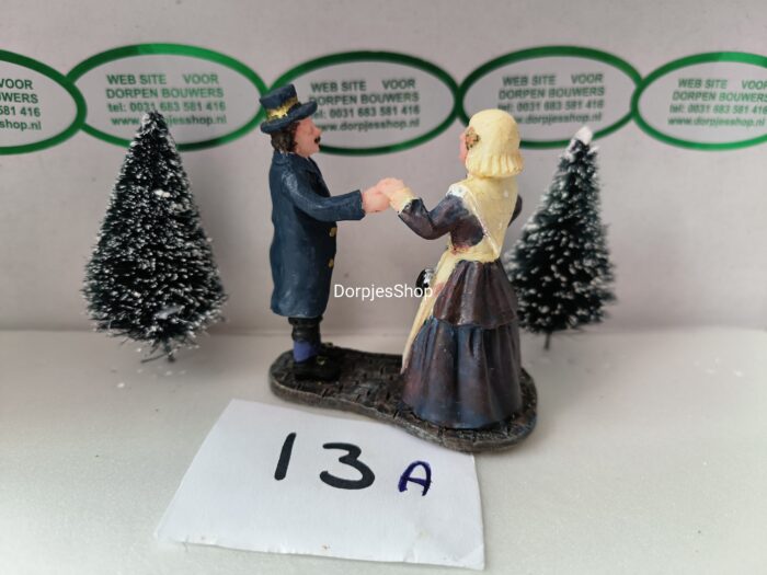 Foto 13A Paar in Friese klederdracht - Afbeelding 2