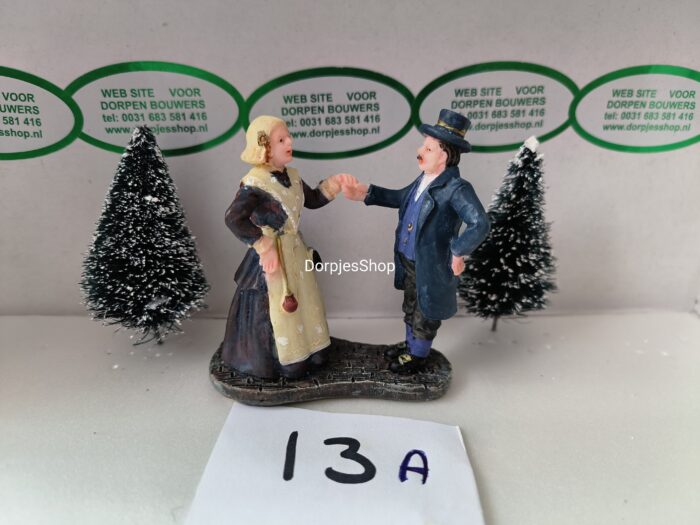 Foto 13A Paar in Friese klederdracht - Afbeelding 3