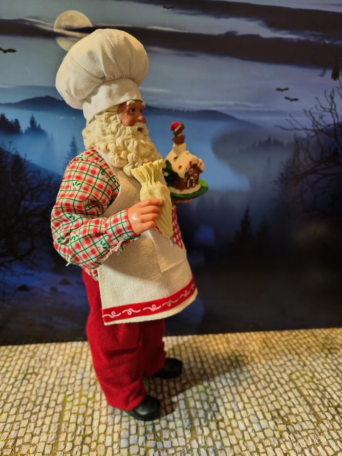 8: Kerstman met cookiehuisje - Afbeelding 2