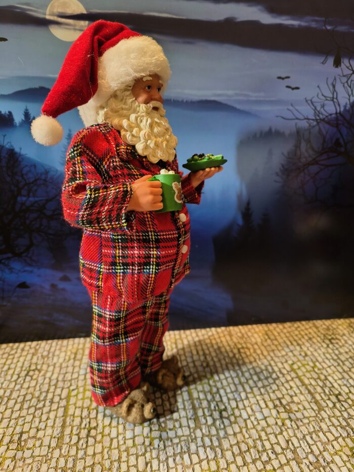 5: Kerstman met geruite pyama - Afbeelding 2