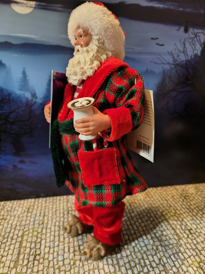 6: Kerstman in ochtendjas met boek - Afbeelding 4