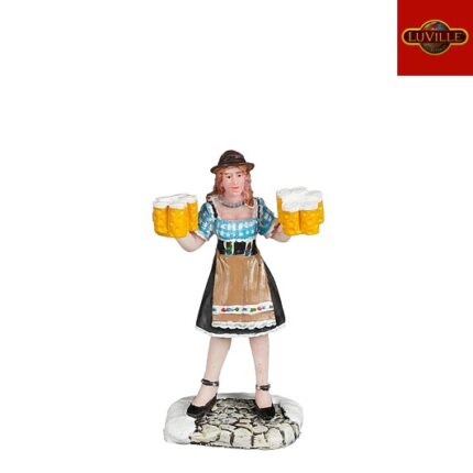 Woman brings beer