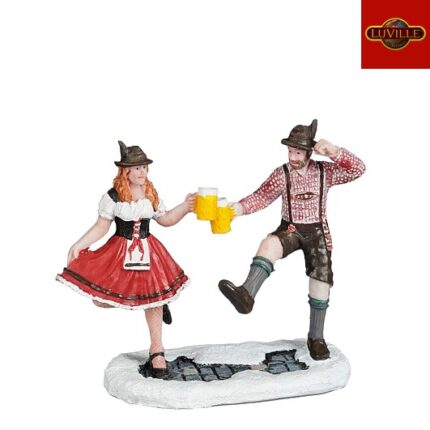 Toasting man and woman