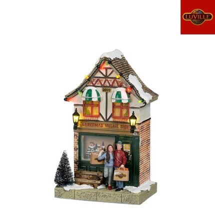 Christmas village shop