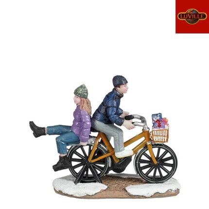 Traveling on bicycle