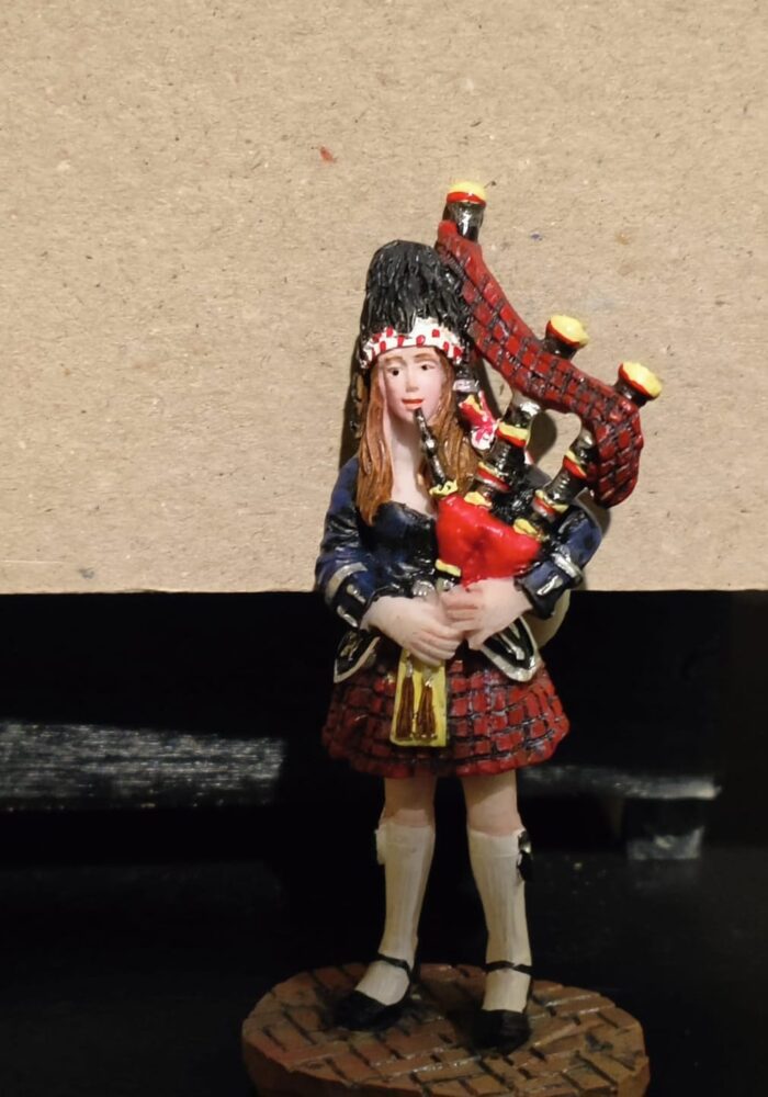 Carnaval bagpiper woman - Afbeelding 2