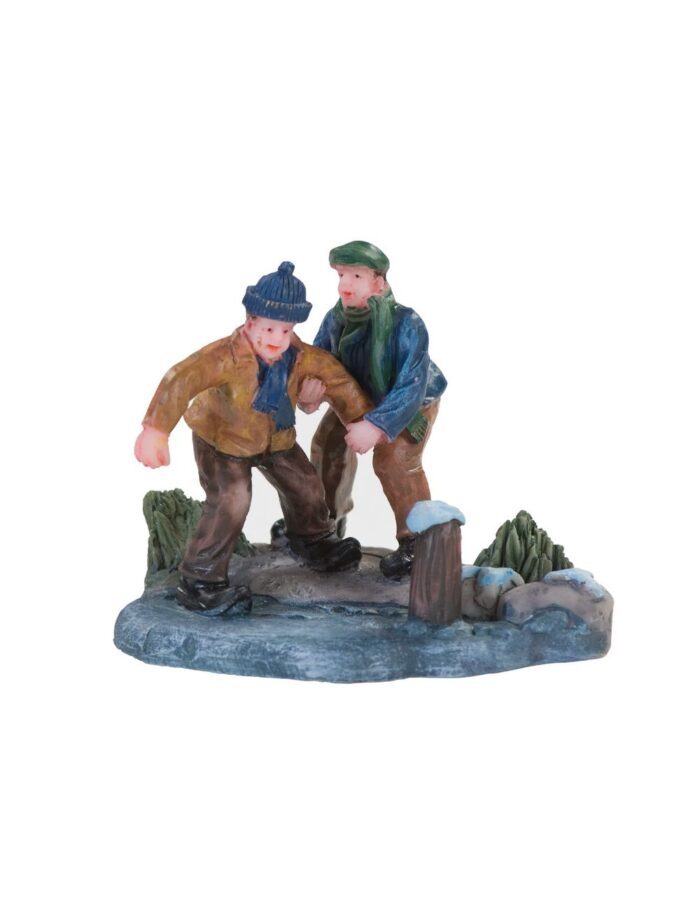 dv111202_d8ruudt6zm36nxva Jongens proberen het ijs - Afbeelding 1