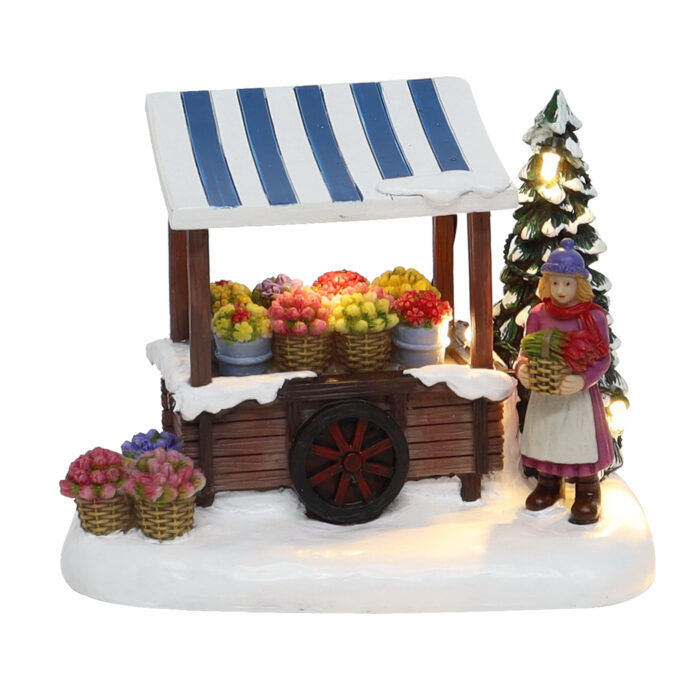 Nostalgic Flower Cart Florist - Afbeelding 1