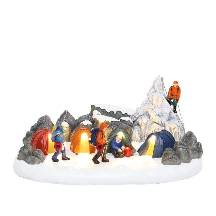 Hikers on Mountaintop - Afbeelding 1