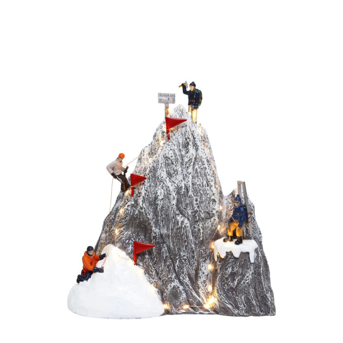 411339 Hikers Climb on Mountaintop - Afbeelding 1