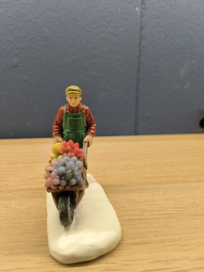 Man with Tulips in Wheelbarrow - Afbeelding 3
