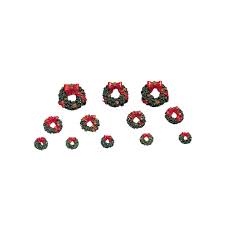 Wreaths With Red Bow