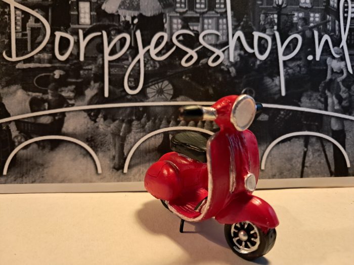 Red moped - Afbeelding 2