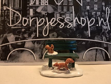 Park bench in winter