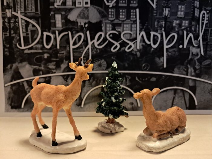 Stag and doe (3) - Afbeelding 2