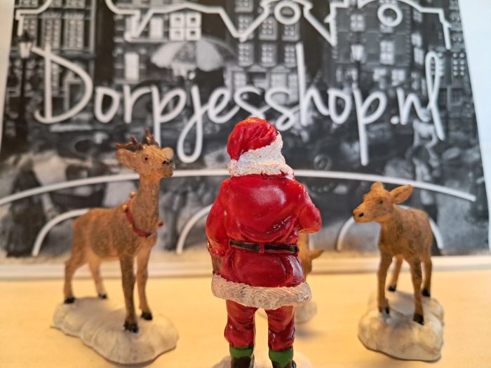 Santa feeds reindeer(4) - Afbeelding 2