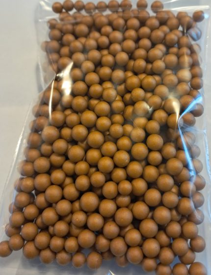 Polyfoam balls gold/brown