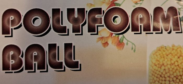 Polyfoam balls bordeaux/red - Afbeelding 2