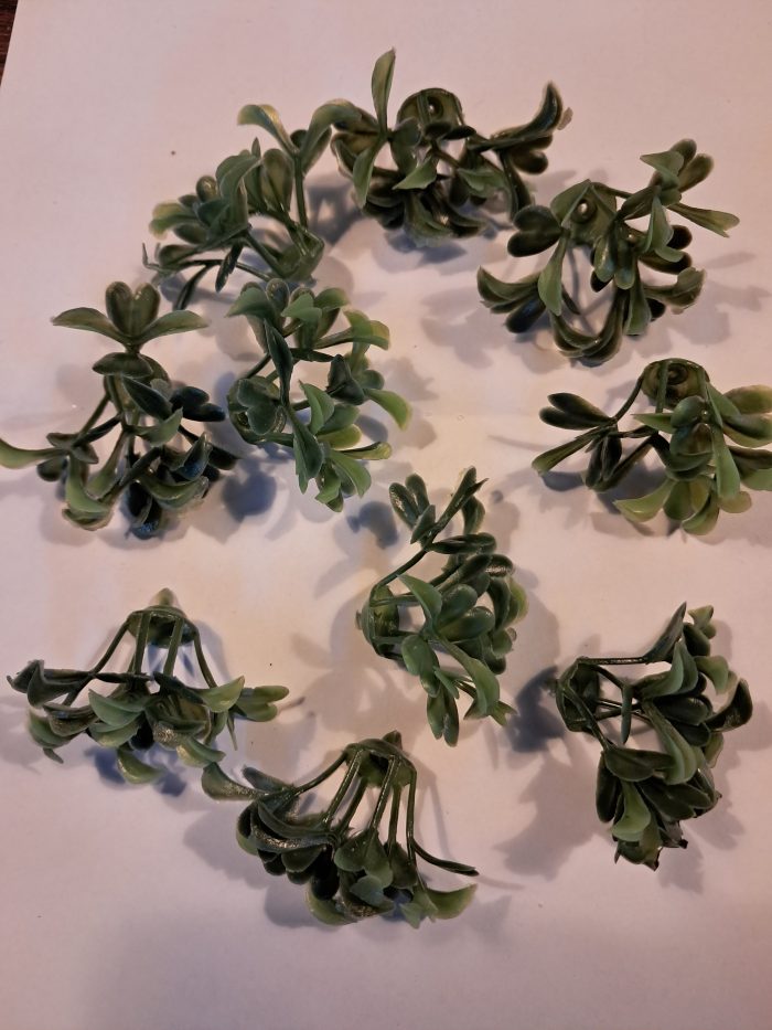 Struikjes half hart/half blad(10) - Afbeelding 1