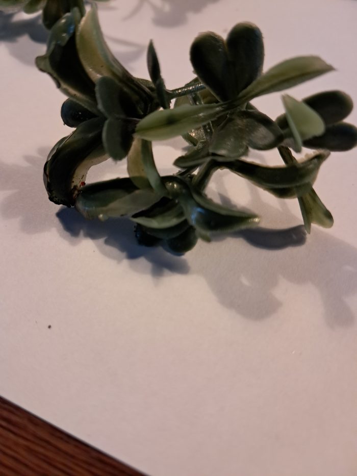 Struikjes half hart/half blad(10) - Afbeelding 2