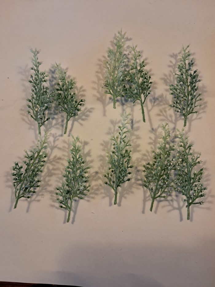 Witte bloempjes stengel(10) - Afbeelding 1