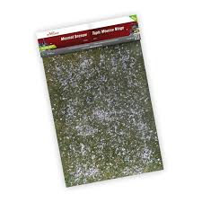 Mosmat sneeuw groen/bruin