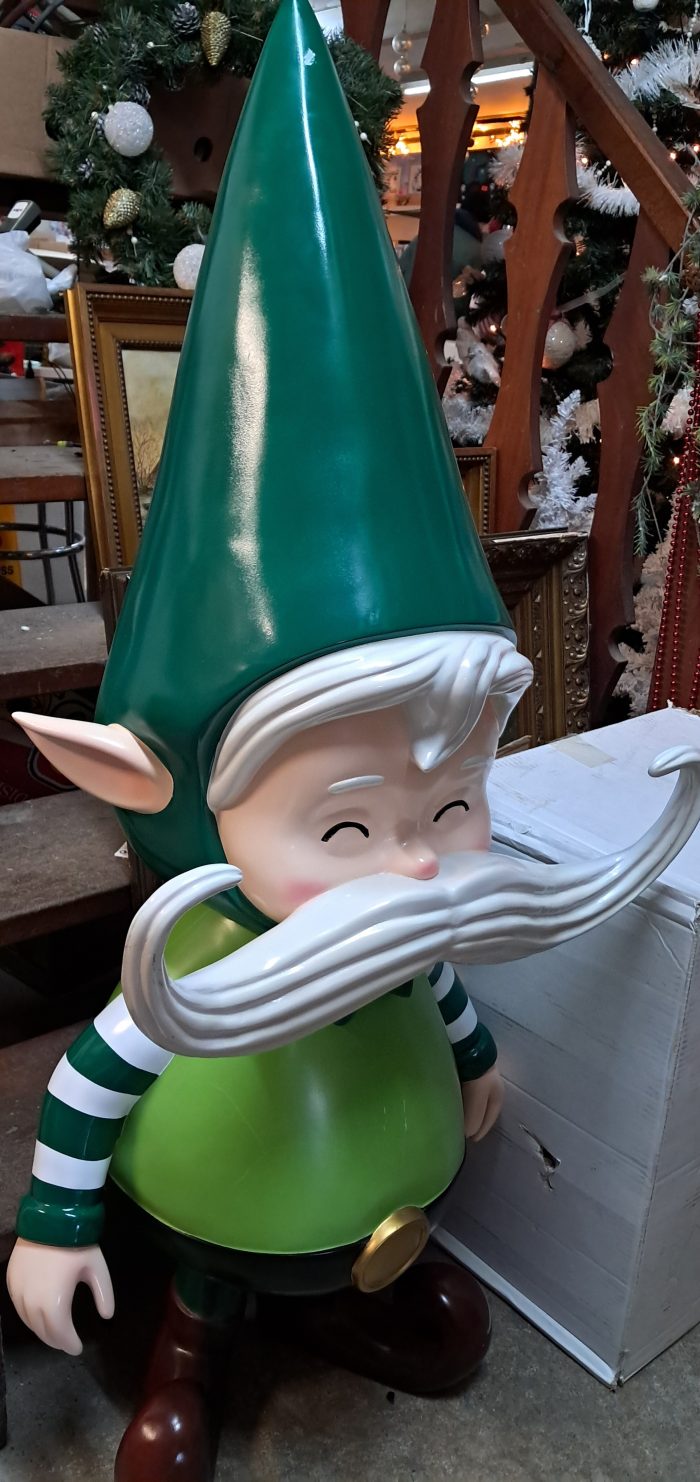 Grote elf met snor beeld - Afbeelding 2