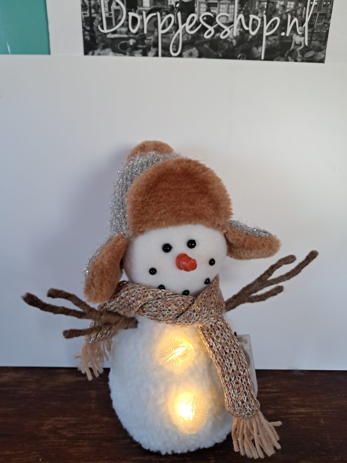shawl Snowman shawl met licht - Afbeelding 1