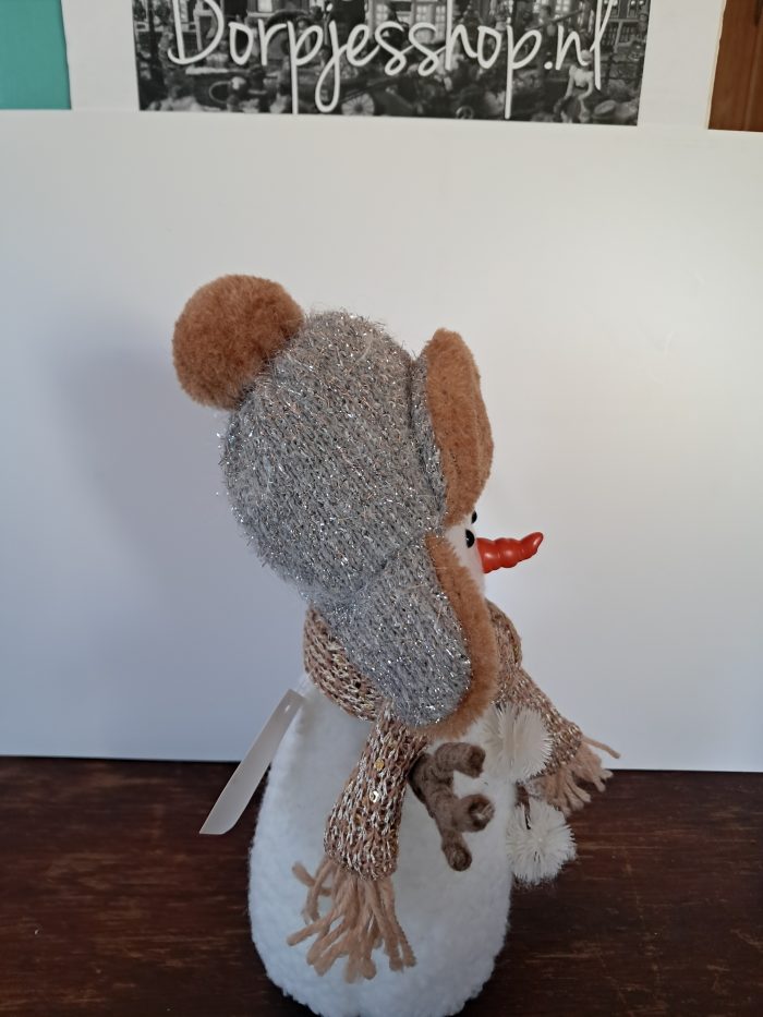 Snowman  shawl met licht - Afbeelding 2
