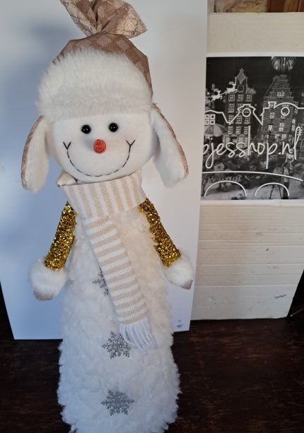 Snowman large met licht