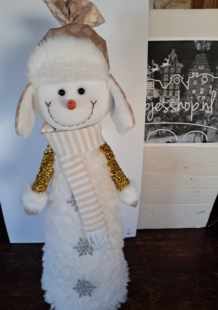 man1 Snowman large met licht - Afbeelding 1