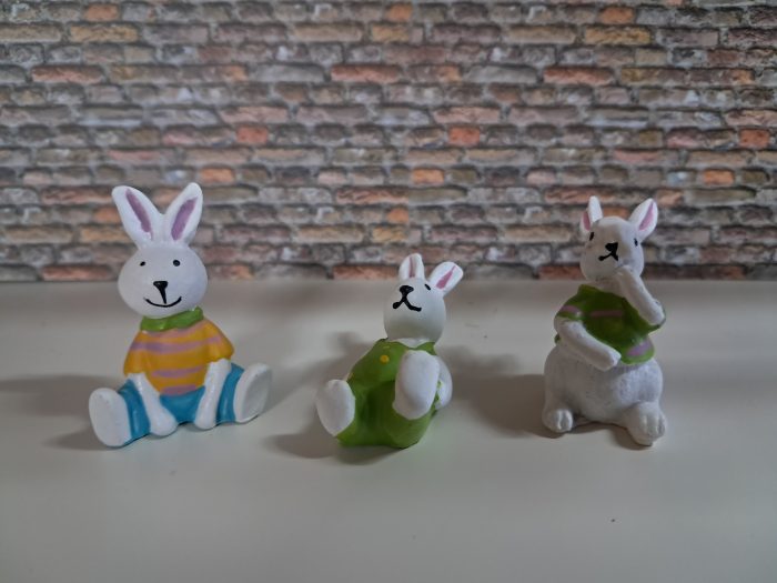 Paas haasjes in zakje 3st - Afbeelding 1