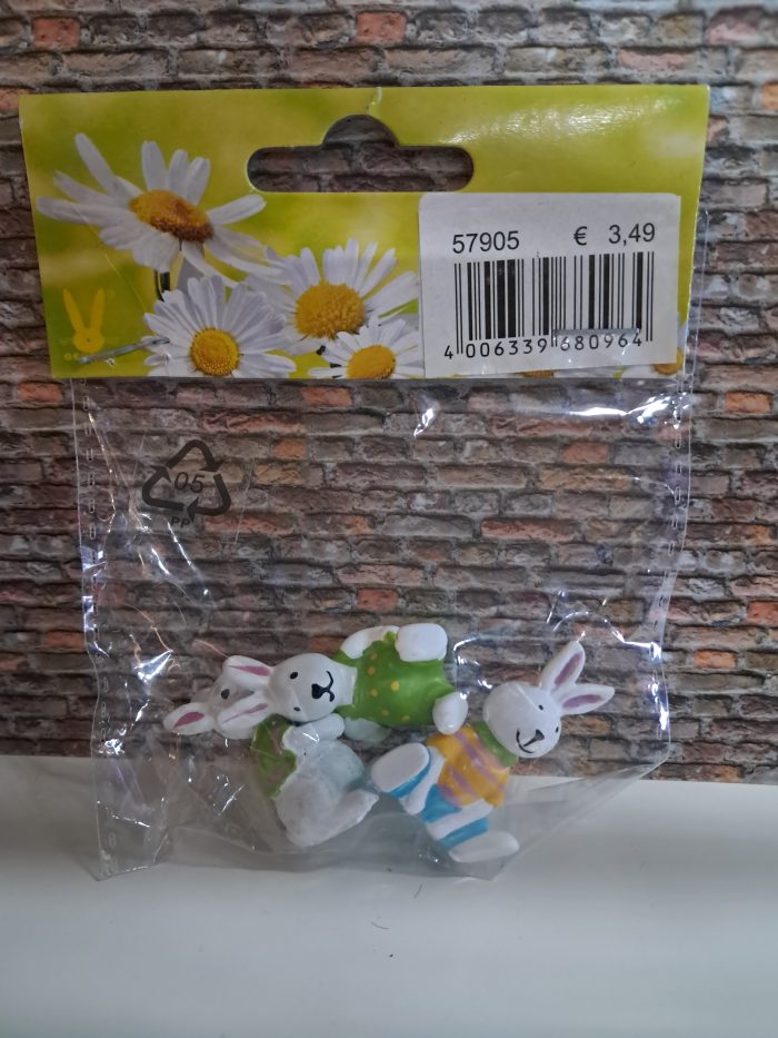 Paas haasjes in zakje 3st - Afbeelding 3