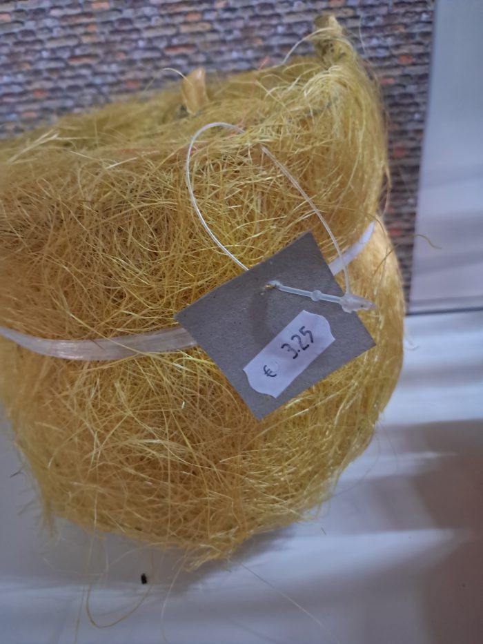 Sisal geel met ijzerdraad op rol - Afbeelding 4