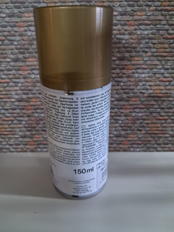 Glitterspray goud - Afbeelding 2