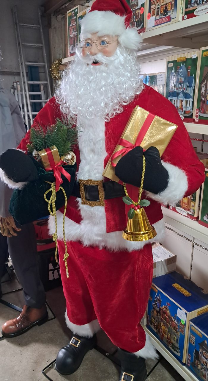 santa1 Groot staande kerstman - Afbeelding 1