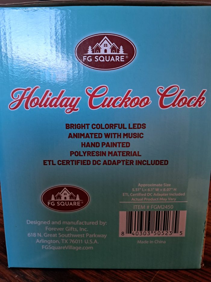Holiday cuckoo clock - Afbeelding 6