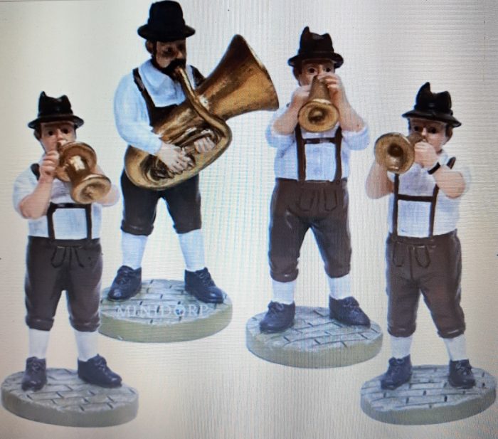 S/4 Musicians in lederhosen - Afbeelding 1