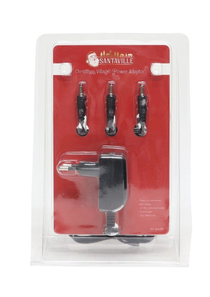 Power adapter 4,5 volt met 3 plugs - Afbeelding 1