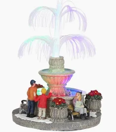 Fiber optic fountain