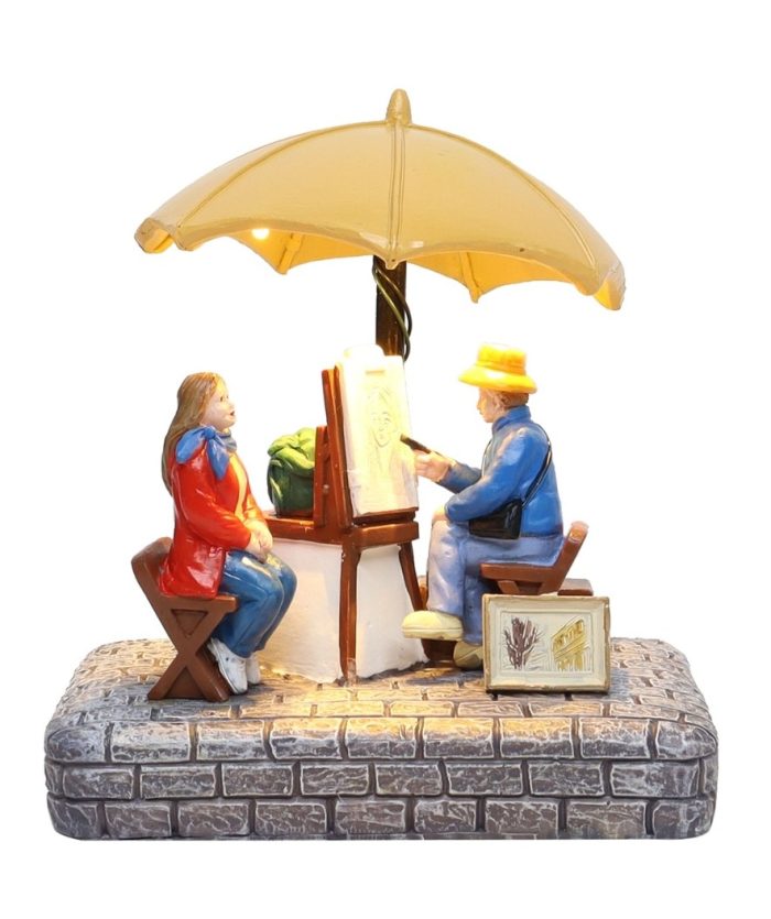 Painting at brocante market - Afbeelding 1