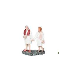 People visiting the sauna