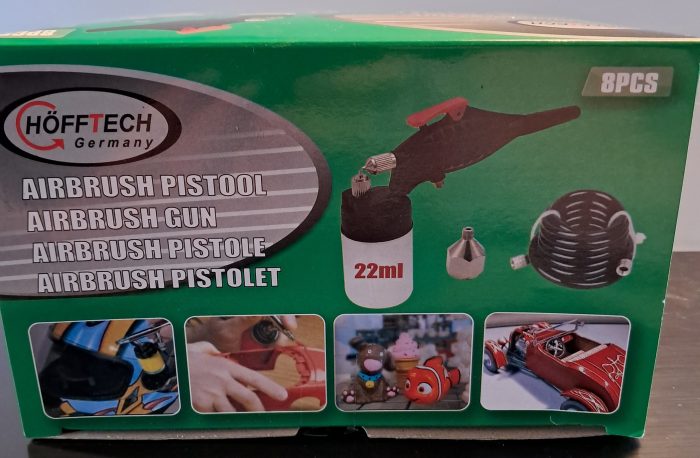 Airbrush Pistool Set, 8dlg. - Afbeelding 2