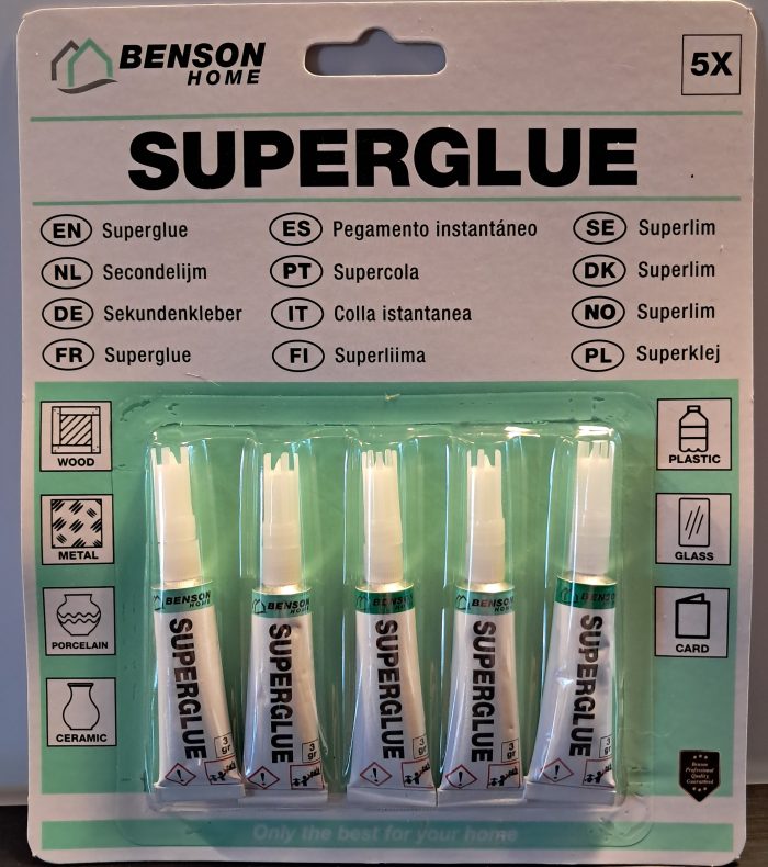 Secondelijm,5 dlg. - Afbeelding 1