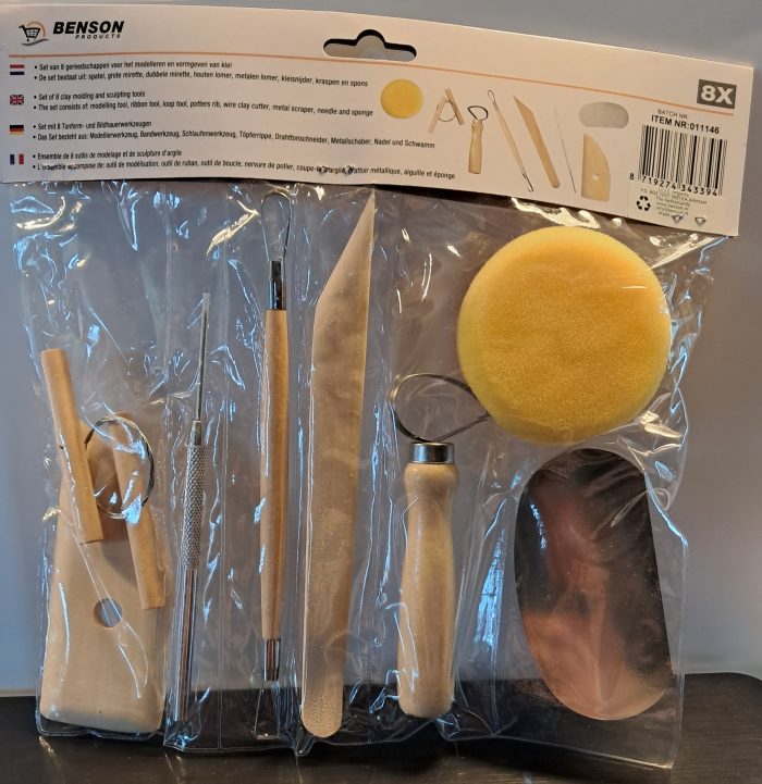 Klei Hobby Set,8dlg. - Afbeelding 2