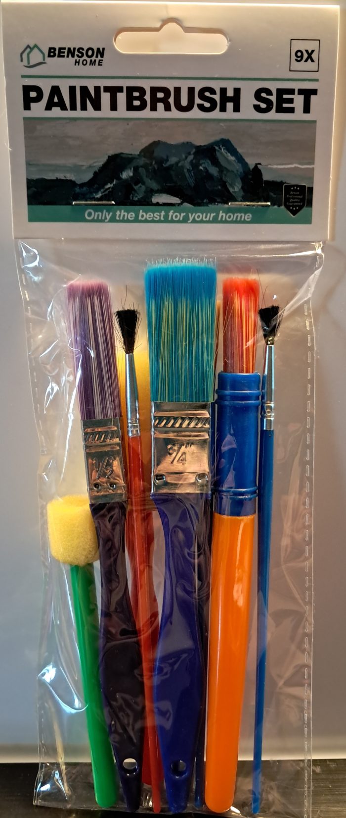 Paintbrush Set, 9dlg. - Afbeelding 1