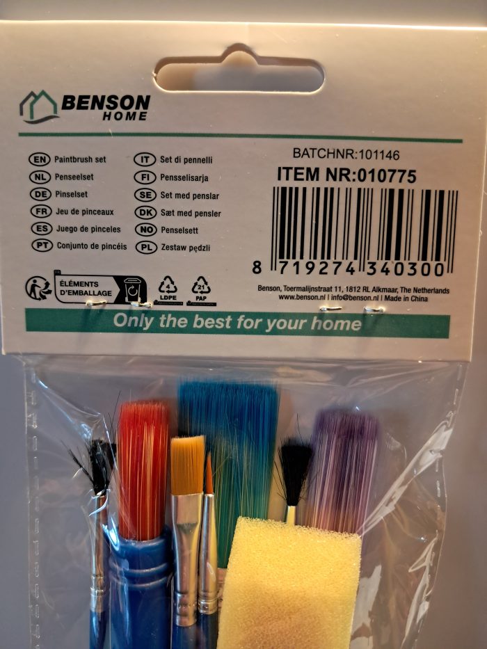 Paintbrush Set, 9dlg. - Afbeelding 2