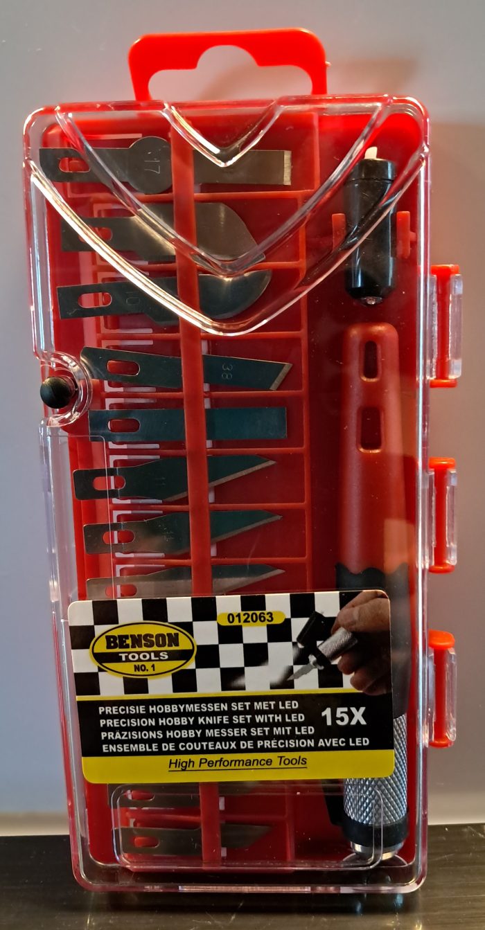 Precisie Hobby Messen Set Met Led,15dlg. - Afbeelding 1