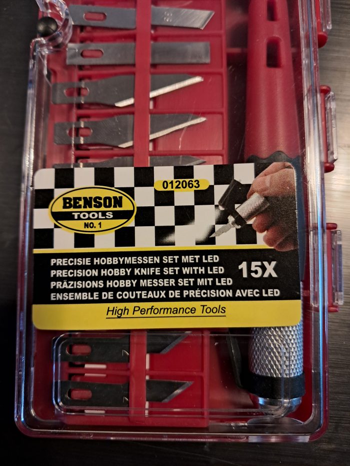 Precisie Hobby Messen Set Met Led,15dlg. - Afbeelding 2