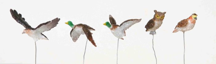 Assorted Birds,Set Of 5. - Afbeelding 1